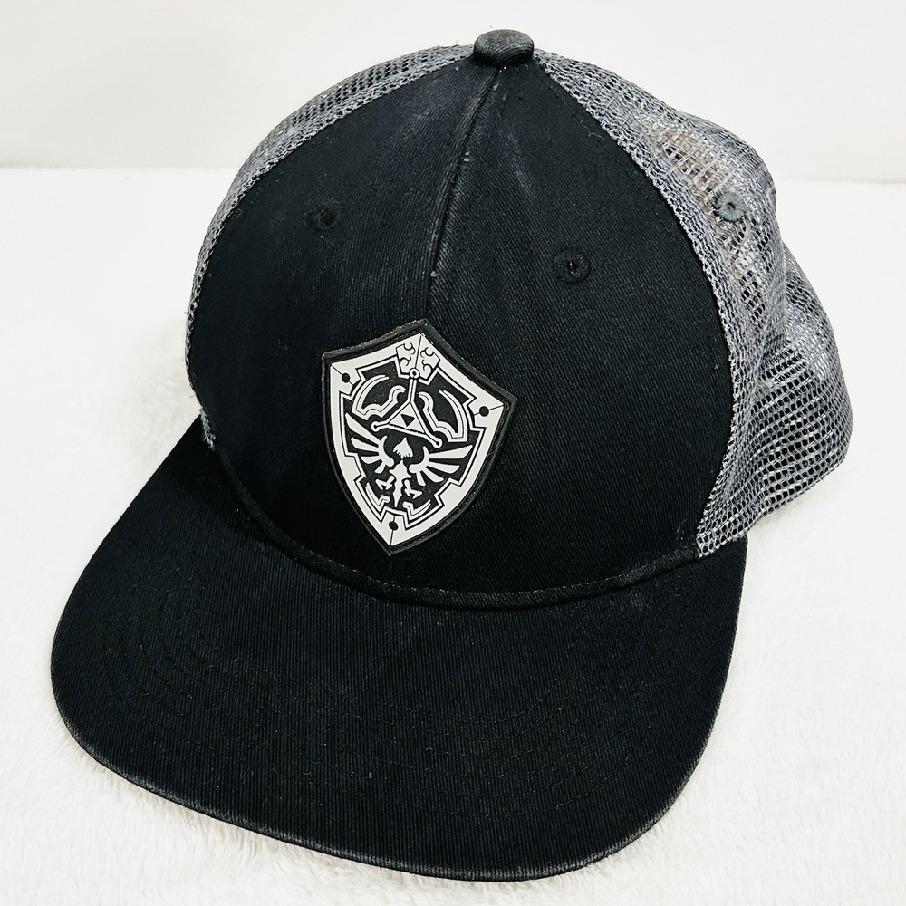 The Legend of Zelda Nintendo Trucker Hat Cap Snapback Adjustable Black Casual